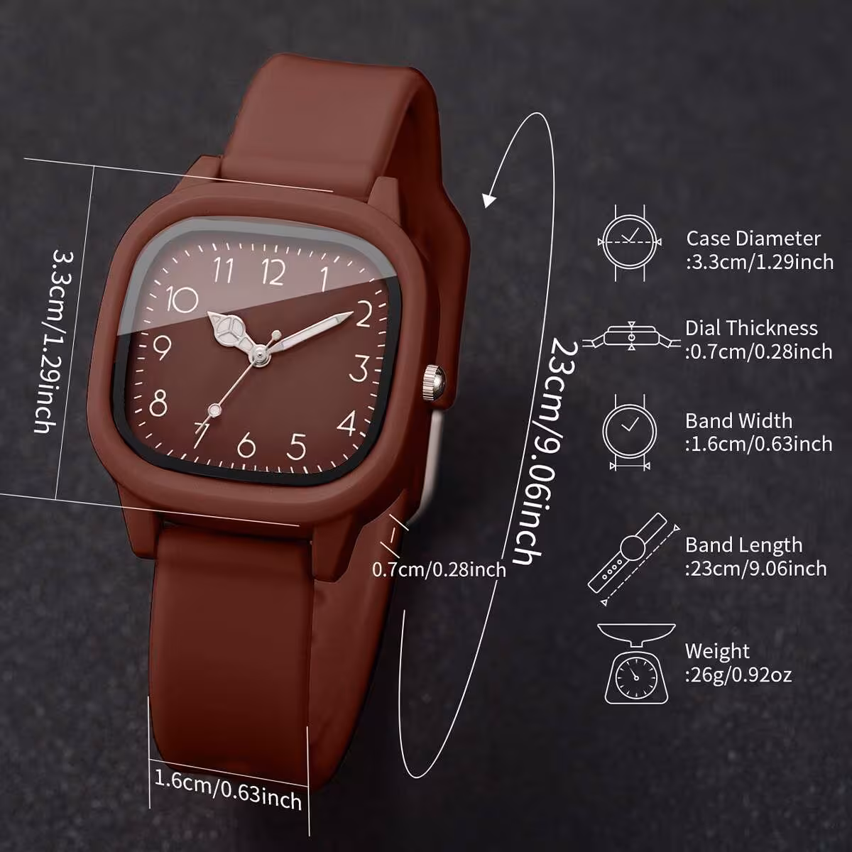 Silicone Watch & Bracelet Set  3