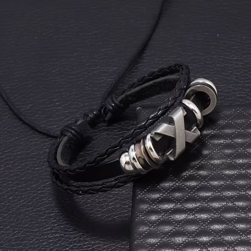 2pcs Men'S Trendy Business Mechanical Style Quartz Watches 6