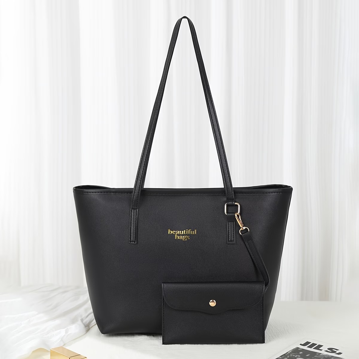 Fashion Easy Large Capacity Black Women'S Tote Bag 9