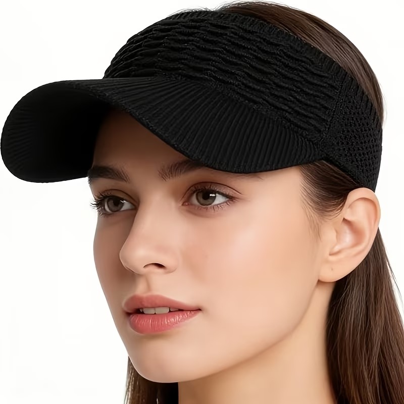 Unisex, 2026 Upgraded, Comfortable and Breathable Women's Sun Hat - Water Ripple Texture, Polyester Material, Hand Washable Only, Suitable for Outdoor Sports and Cycling 3