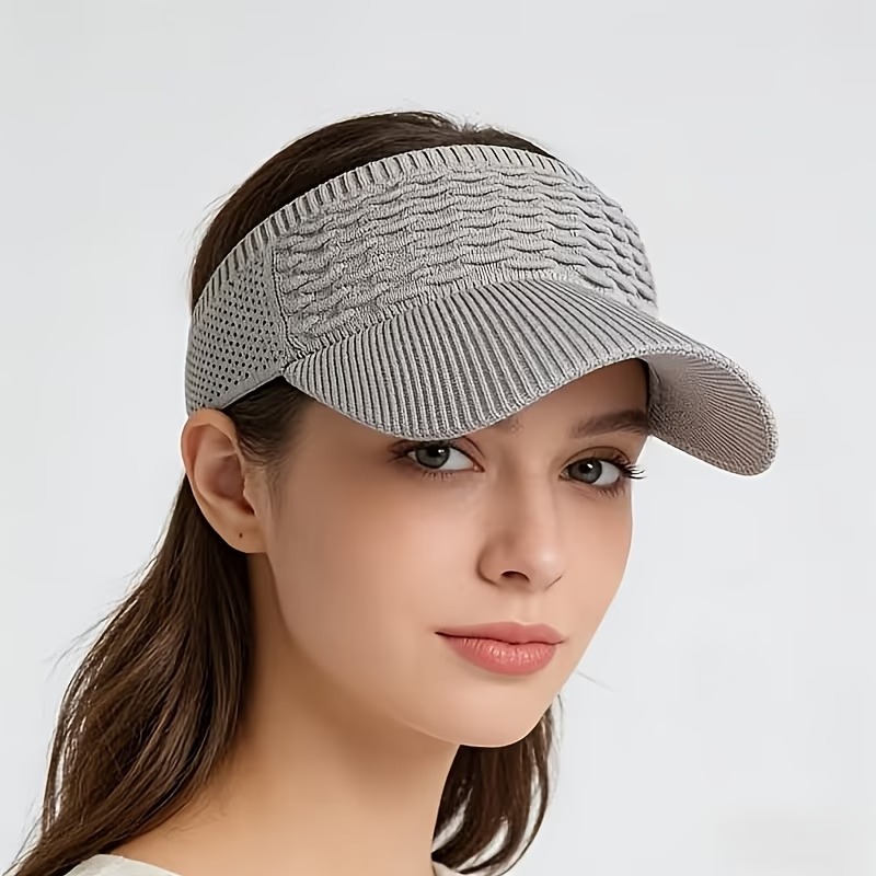 Unisex, 2026 Upgraded, Comfortable and Breathable Women's Sun Hat - Water Ripple Texture, Polyester Material, Hand Washable Only, Suitable for Outdoor Sports and Cycling 7