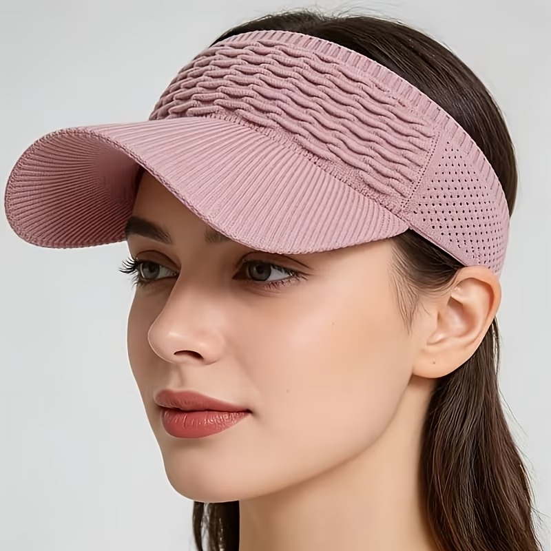 Unisex, 2026 Upgraded, Comfortable and Breathable Women's Sun Hat - Water Ripple Texture, Polyester Material, Hand Washable Only, Suitable for Outdoor Sports and Cycling 8