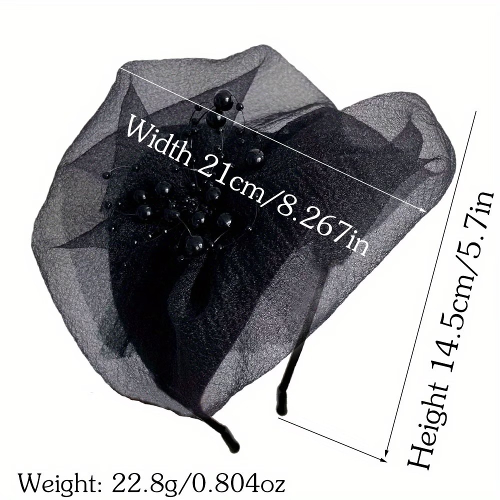 1pc Elegant Fashion Women Half Cap Headband 8