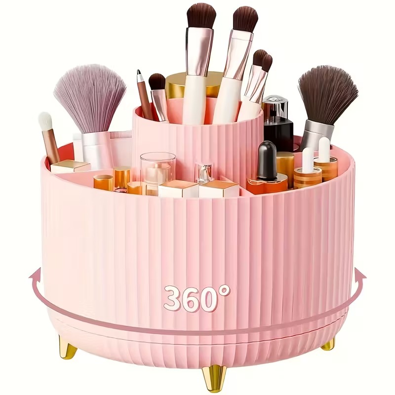 360° Rotating Makeup Organizer  3