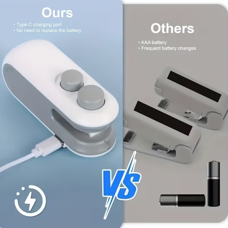 USB Rechargeable Food Bag Sealer 4