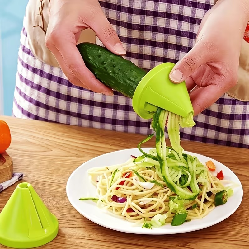 1pc Slicer Upgrades Your Kitchen with This Creative Multi-Functional Conical Vegetable Shredder, Carrot/Cucumber Grater, Fruit And Vegetable Peeler 4