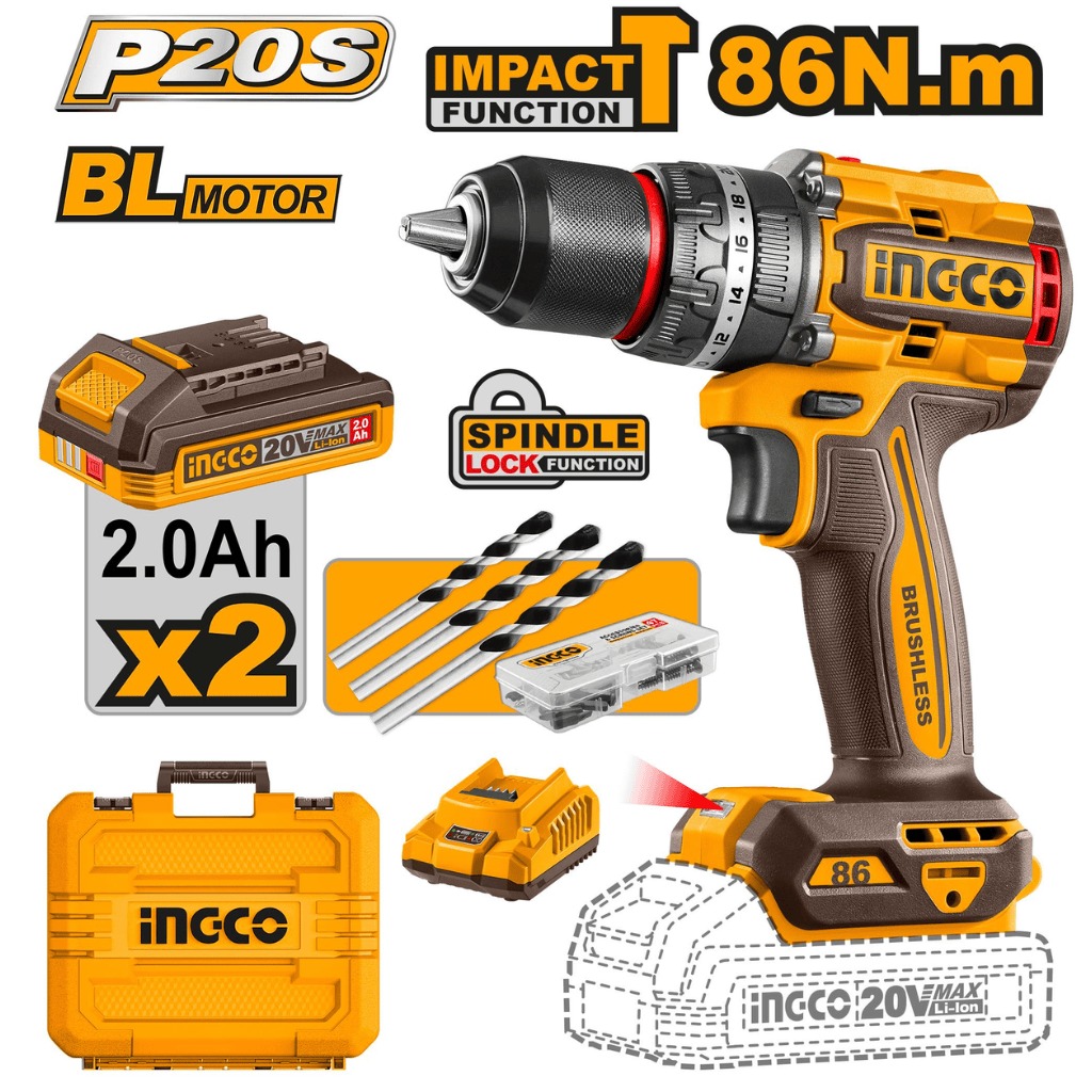 Brushless cordless impact drill 2