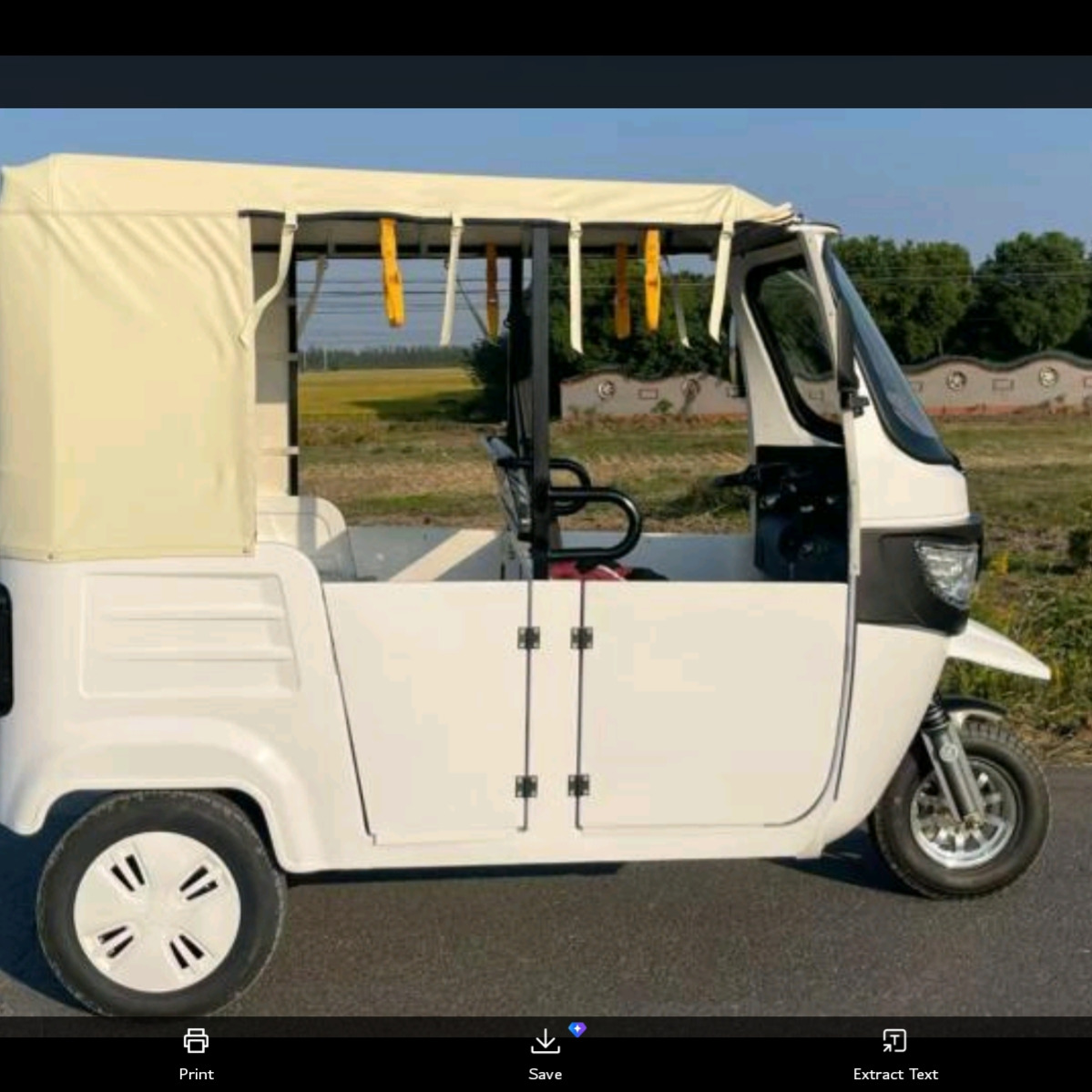 QSJ280 Electric Tricycle，1+3 seat 6